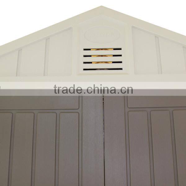 Removal and easy assembly plastic garden shed