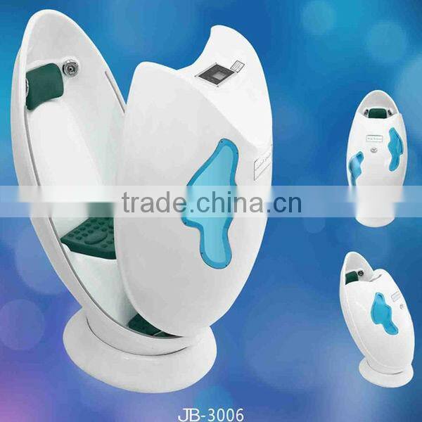 two persons wooden optical wave sliming sauna spa capsule