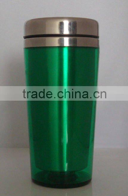 stainless steel travel auto mug 450ml thermo mug