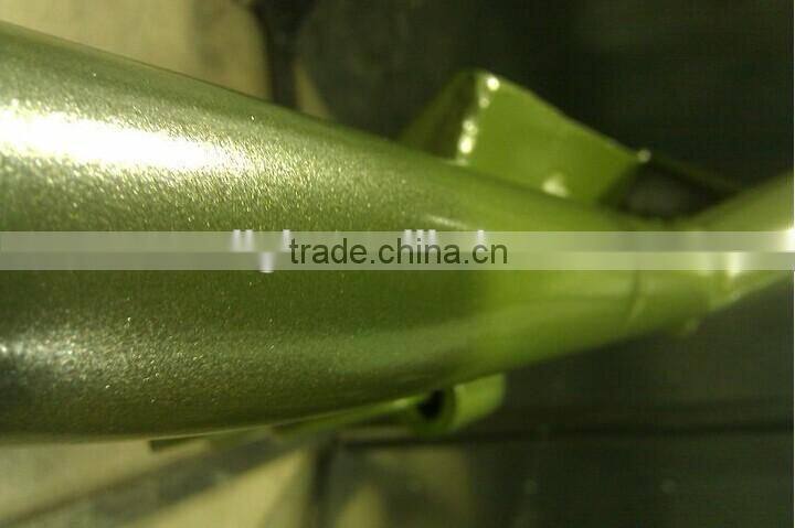 Green spark bonded metallic polyester powder coating paint
