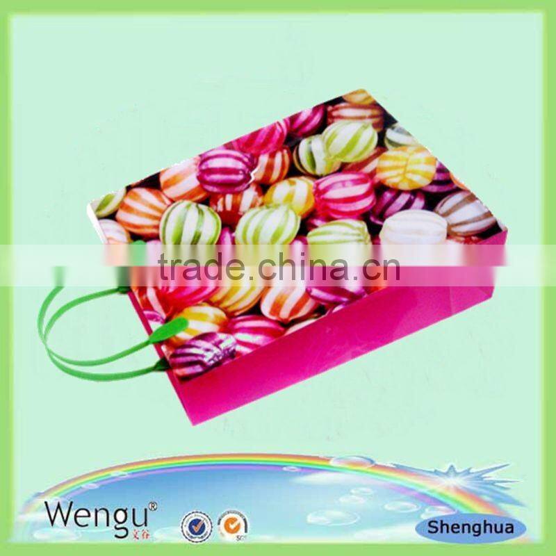 2015 New style New type print beautiful rose pp bag with pp handle& all kinds of pp bag supplier and manufacture