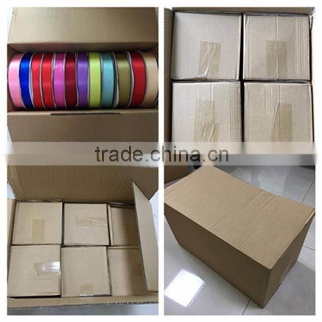 Wholesale 100% Polyester 1/8 inch Double Face Ribbon Satin, Double Side Satin Ribbon