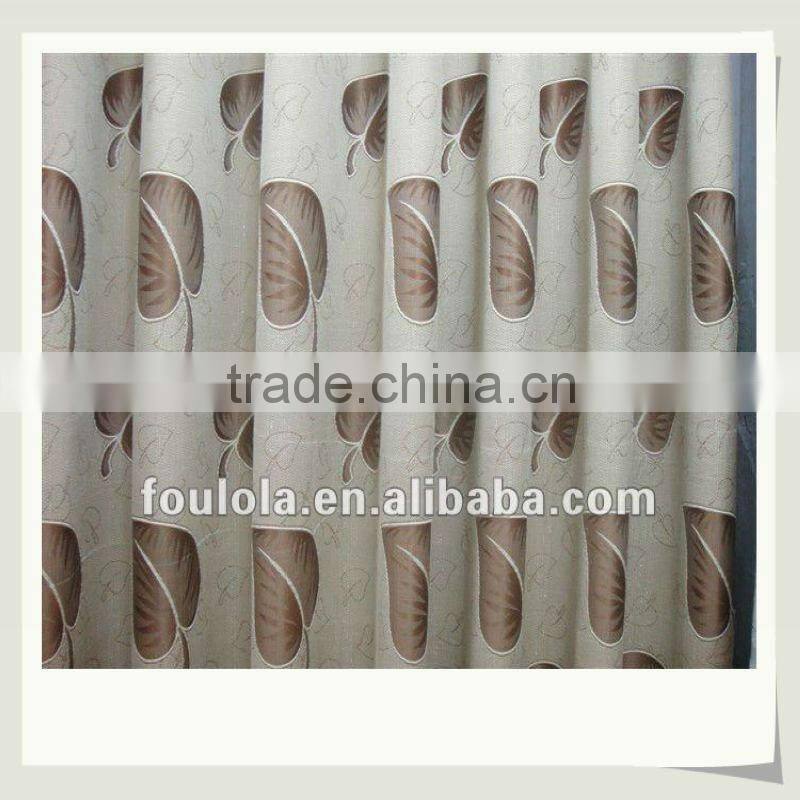 Simple Design European Style Polyester 2.8m Width 170g/m2 Bedroom Curtain Fabric Material