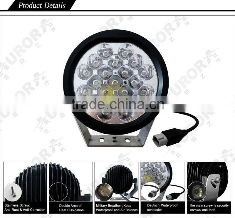 Aurora 5 inch 63W high brightness led round driving light Jeep truck headlight