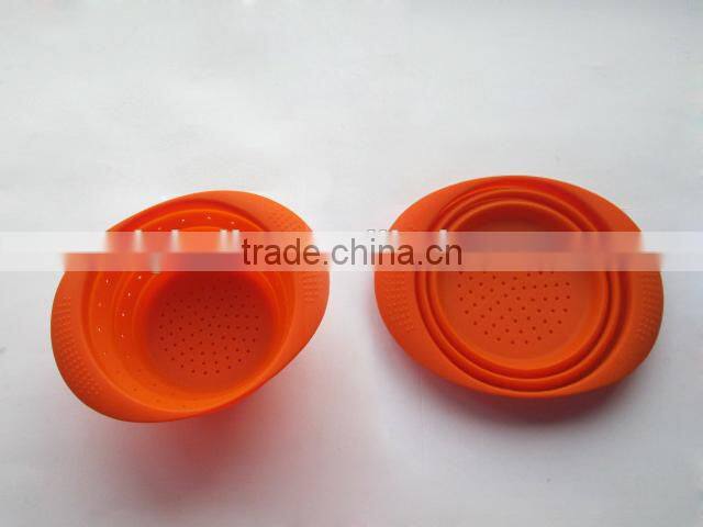 LFGB&FDA collapsible silicone colander