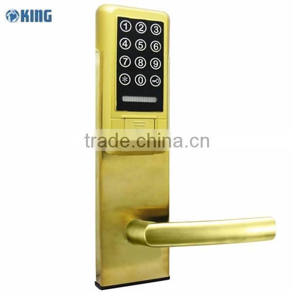 Swipe key card digital door lock system