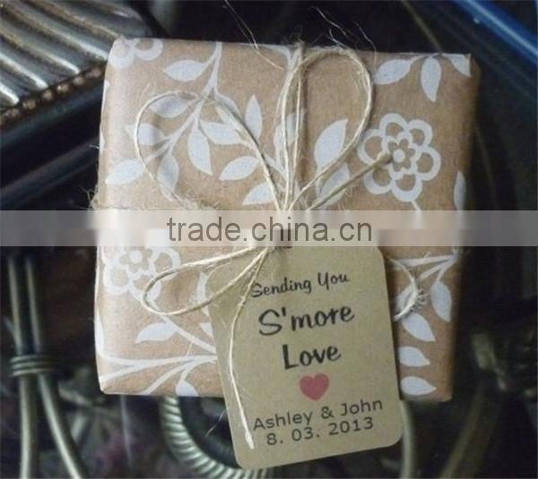 Wholesale cardbaord gift tags christmas greeting paper gift card tag labels with string