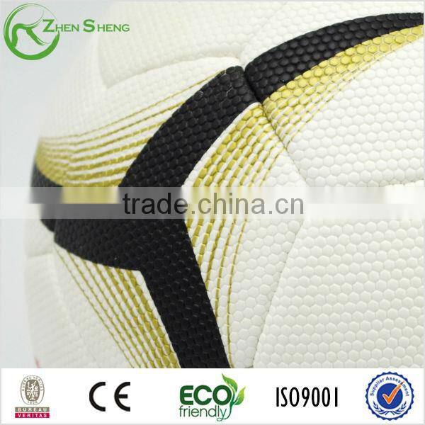 Soccer ball with grain surface