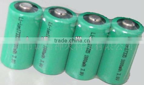 trustfire cr123a battery 3.0v non-rechargeable battery high drain 1400mAh lithium ion battery