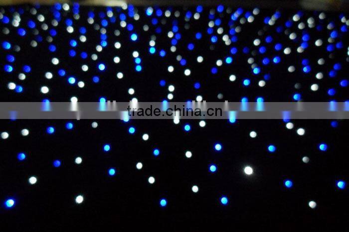 wedding decoration RGB Led star cloth & stage backdrop