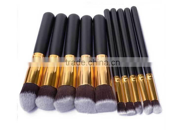 High Quality Gold Ferrule Private Label Makeup Brush Set