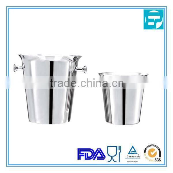 Stainless steel round straight shape beer champagne bucket