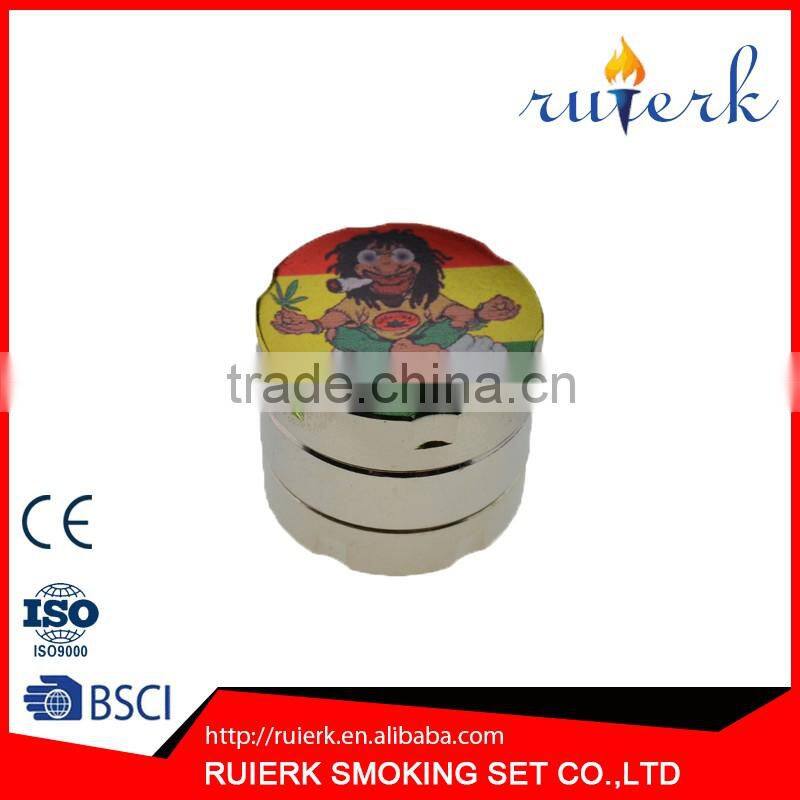 Newest Nice Metal Tobacco Crusher Hand Muller Smoke Herbal Herb Grinder 854