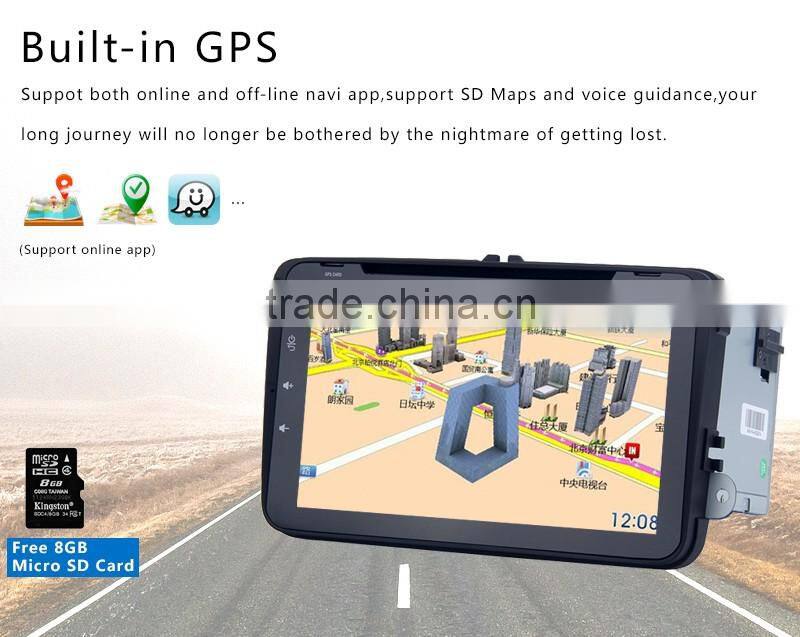 Cheap 8 Inch High quality double din Special and Humanized Design car gps dvd player for VW skoda
