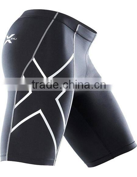 2015 hot sale high quality compression shorts for man manufacturer