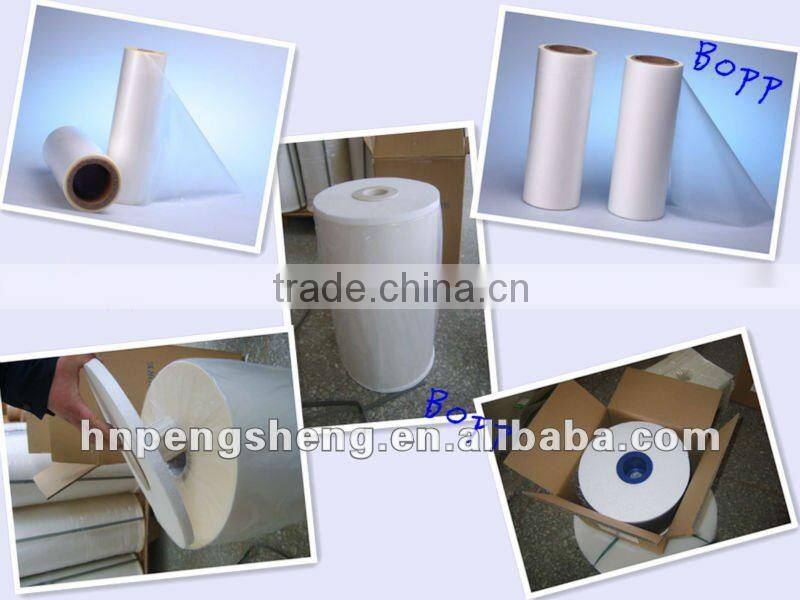 Mini roll Bopp film,matt micron laminating film,Suitable for hot laminating