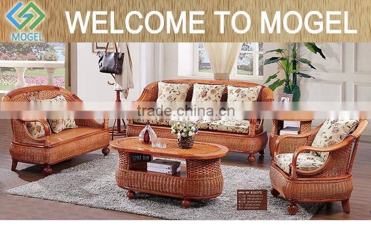 Mogel Oem&Odm Wicker 6 Seater Living Room Soft Comfortable Sofa Set