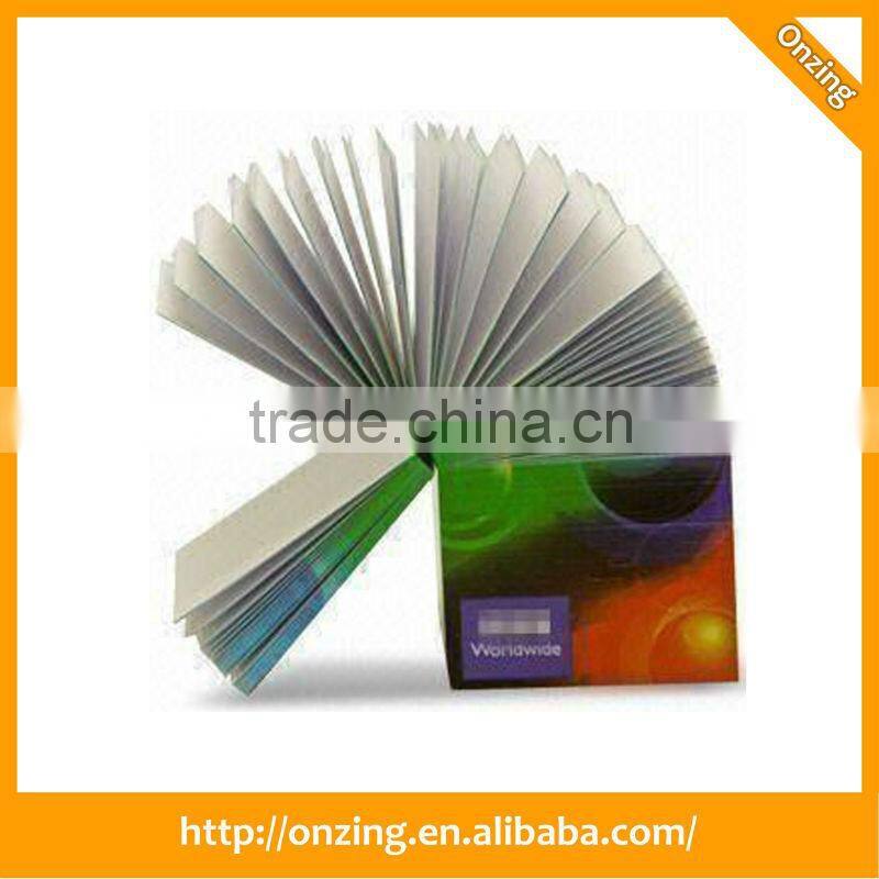 90*90*90mm printed paper block note cube memo cube for 2015