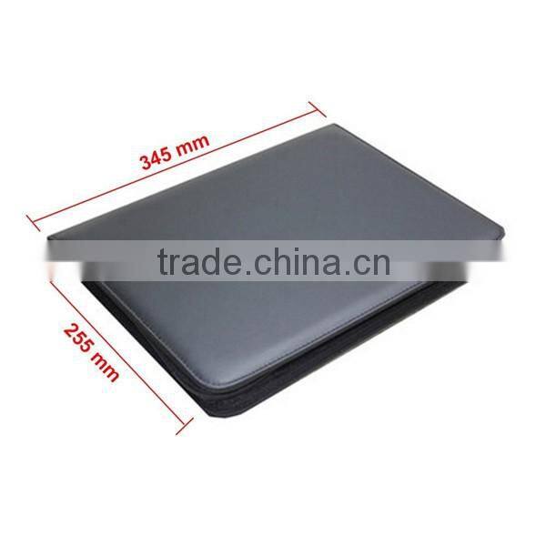 Guangdong leather factory pu leather portfolio wholesale