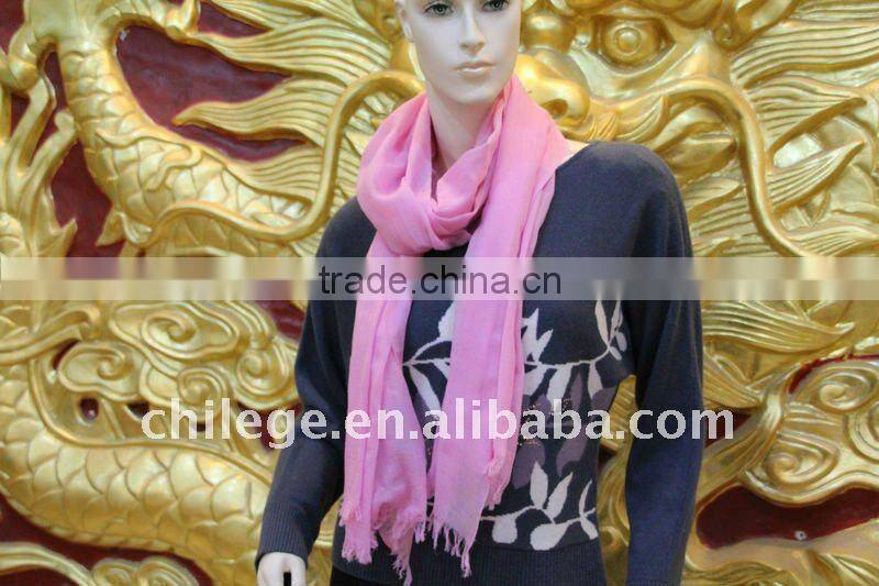 thin plain cashmere/modal blend scarf shawl pashmina