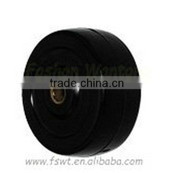 Rubber Black Fat Boy Decorative Furniture Single Casters Wheel