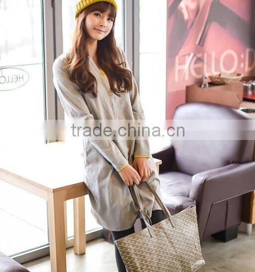 2016 new design autumn nursing dress, fashion maternity dress, korean maternity clothes