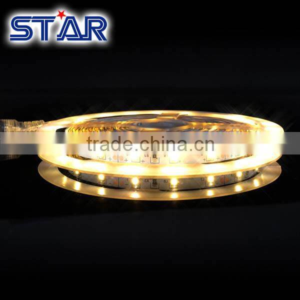 24v 3528 60led 2.4w warm white IP20 non waterproof led tape lights for indoor decoration