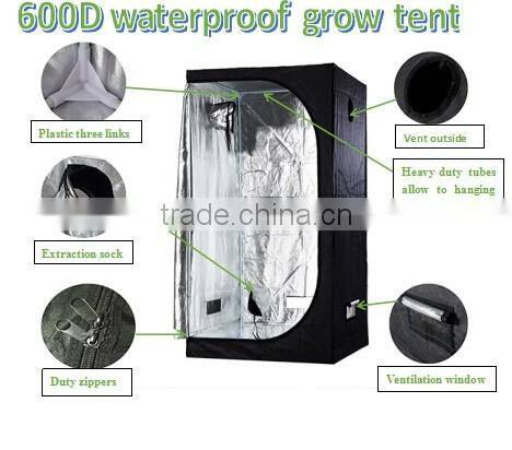 hydroponic supplies 600D Mylar Plant Grow Tents