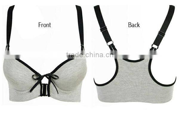 Wholesale Athletic Wear Sexy Fitness Bra, Seamless Sport Bra Cotton Women Sport Bra Set