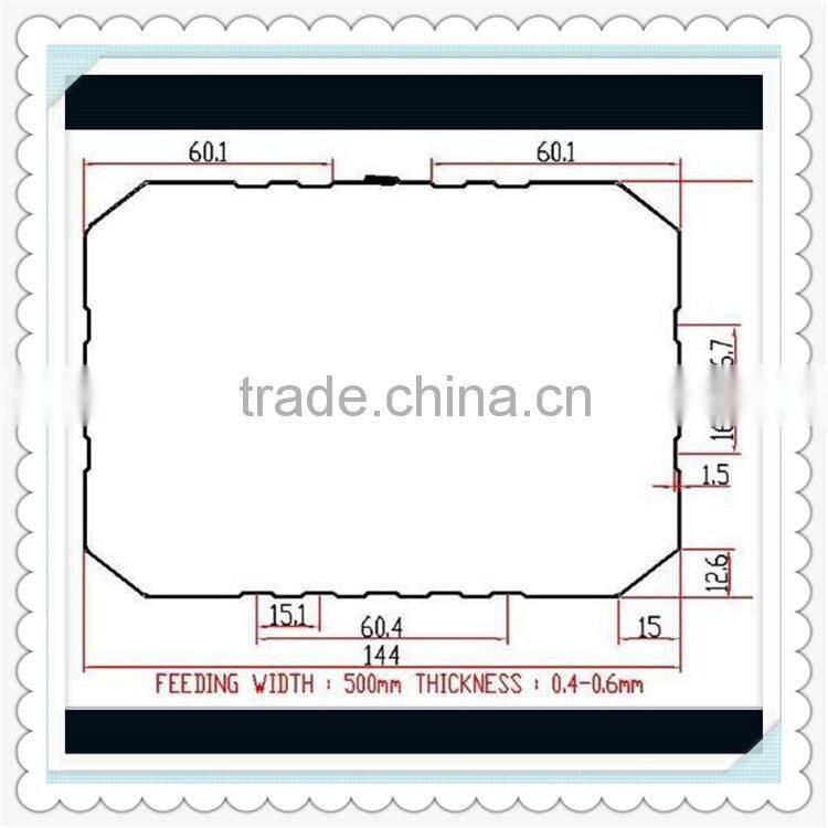 Seamless Metal Curb And Gutter Roll Forming Machine