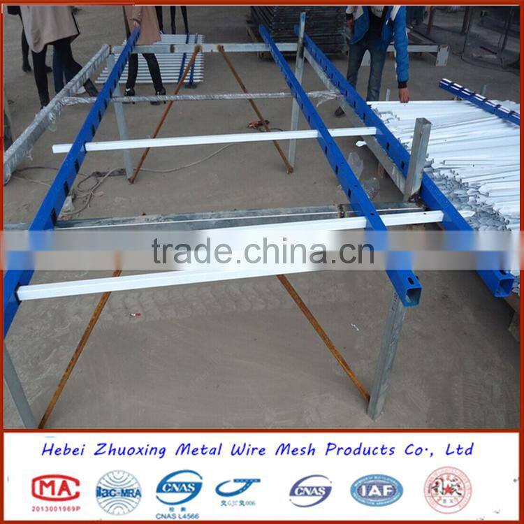 top quality metal fence designs with powder coated zinc steel fence