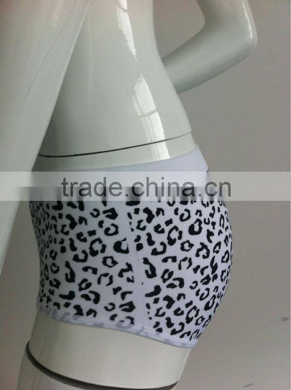 lady boyshort girls' leopard printed bottom panties