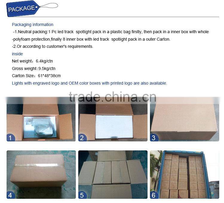 2014 new products high power Ceiling global track lighting