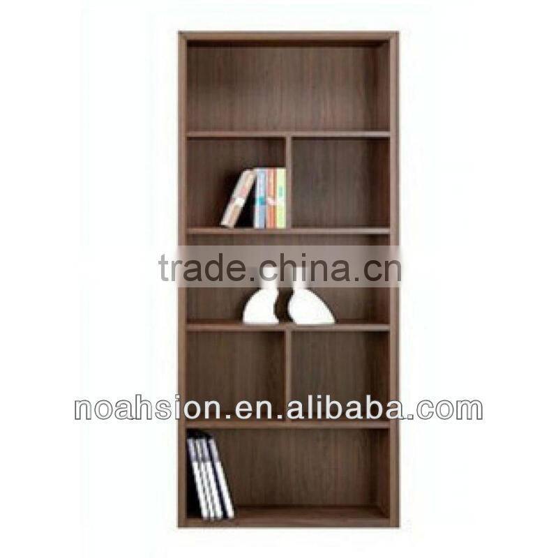 Hot sale simple modern style 4 tiers wooden corner bookcase