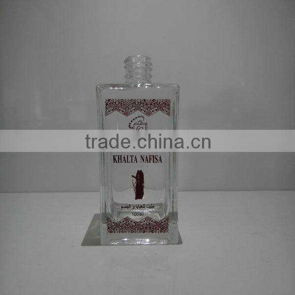 round glass perfume bottle 100ml