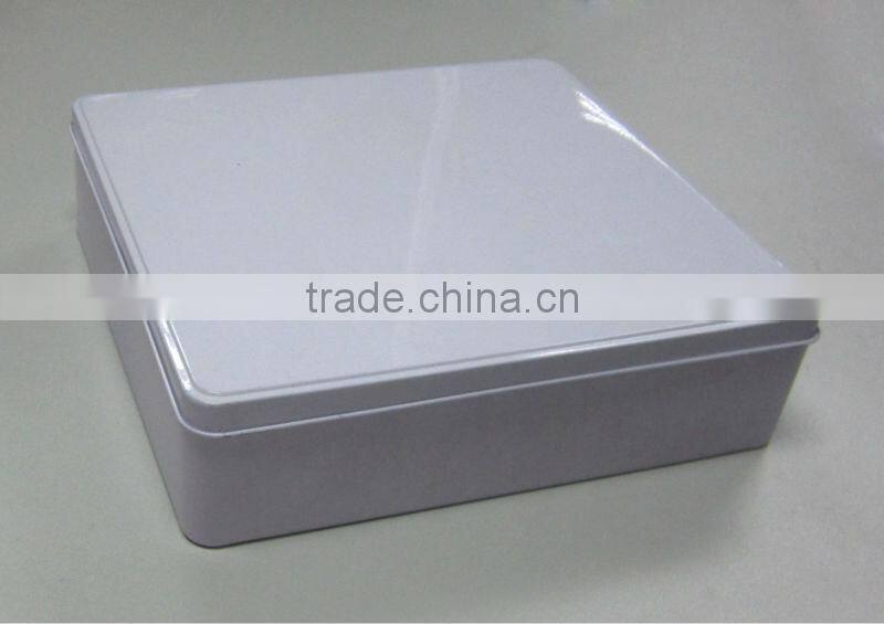 square chocolate gift tin case