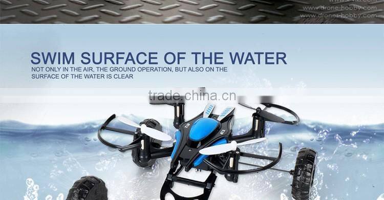 New Arriving! JXD 503 3 In 1 UAV 2.4GHz RC Hover Drone Ground Drive Aquatic Drive Sky Flight Waterproof Quadcopter