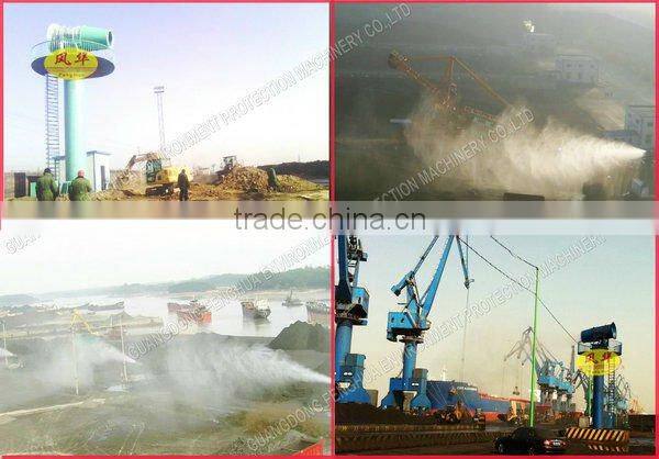 CE SGS TUV Long Throw Distantce DS-200 dust control fog cannon For demolition explosion construction