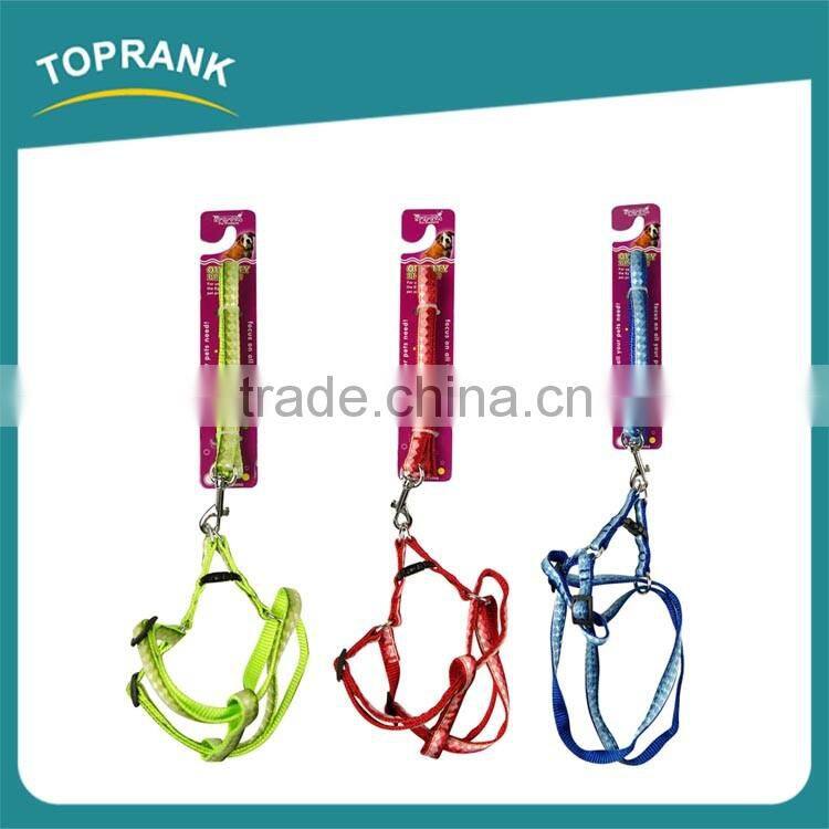 China dog harness manufacturers, Waves Print pet Dog Harness and Leash