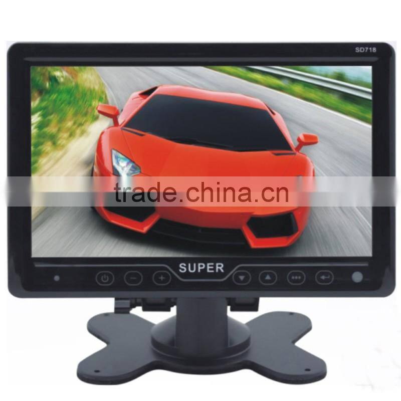 9 inch cheap china touch key monitor car with usb,sd