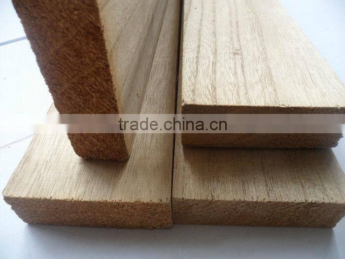 small size paulownia decorative wood strip rough without planed