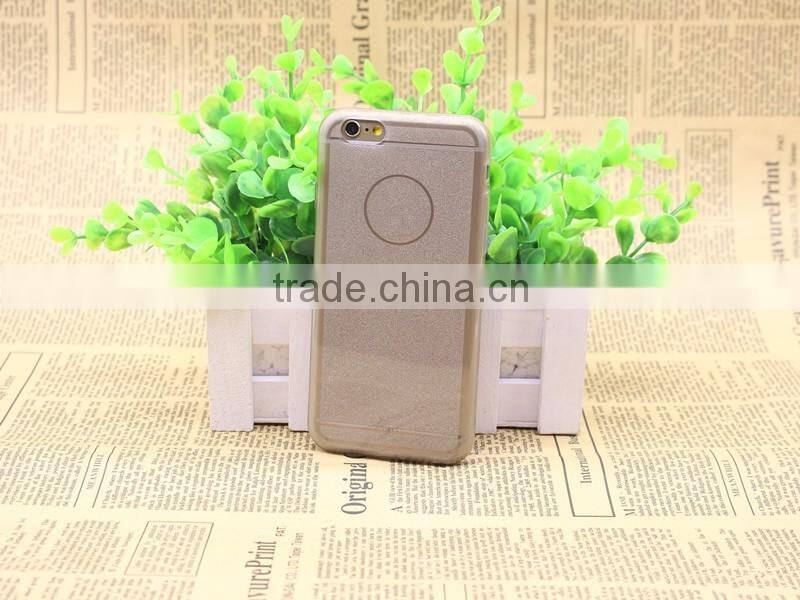 2016 hot sell pure color soft TPU blank cell phone case for iphone 6 plus