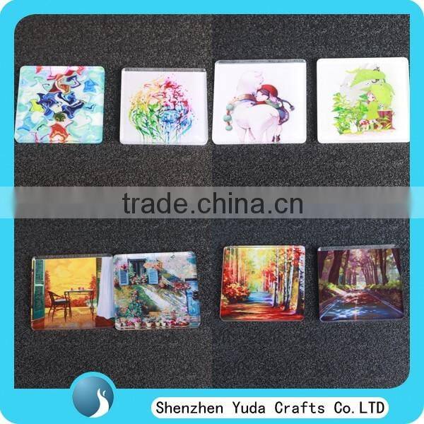 Factory sale tabletop sign holder acrylic UV printing full colour signs