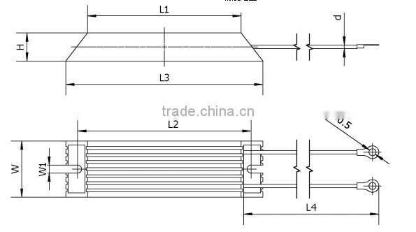 TRX Aluminum Housed Wire Wound Matal Clad Resistor