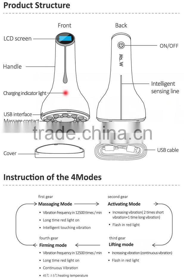 Ms.W Home Use Electronic Nice Breast Massage