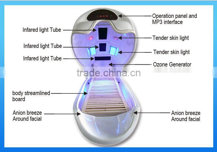 SLL miracle heat infrared sauna spa /far infrared sauna capsule bed