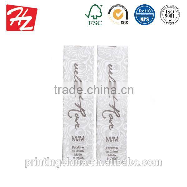 Best-selling garment hang tags with clothing