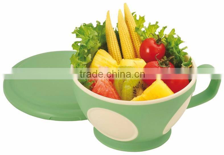 MOGMUM Soup Mug with Lid Orange Plastic