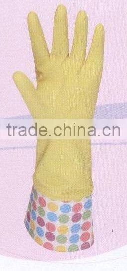 cuff-lengthened household latex gloves
