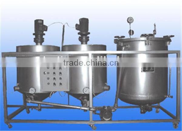 hot sale and stainless steel sunflower oil refining machine